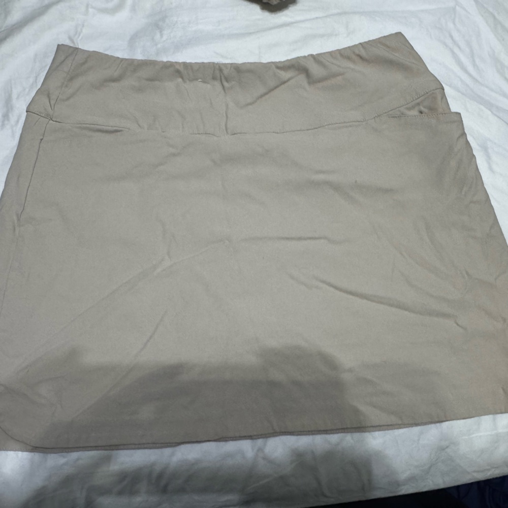 Lady Hagen Tan Tennis Skirt